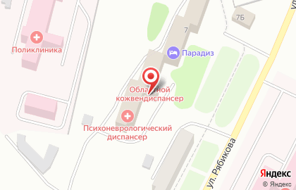 Кожно-венерологический диспансер в Иркутске на карте