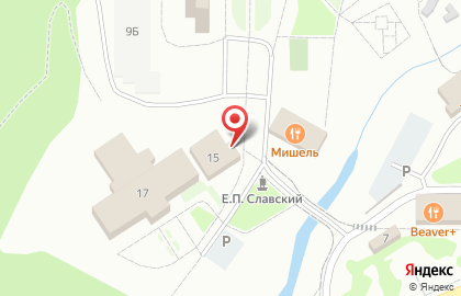 Продуктовый магазин Людмила на улице Славского на карте