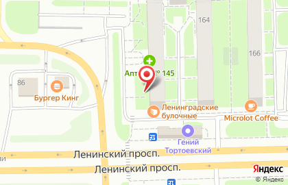 Пекарня Ленинградские булочные на Ленинском проспекте на карте