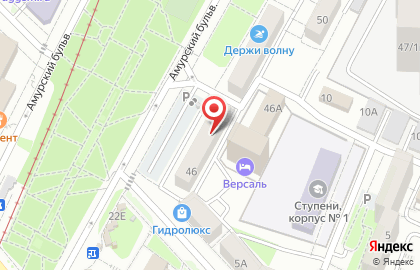 Гастроном на Амурском бульваре на карте