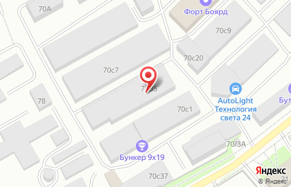 Хлебопекарное предприятие Хлеб Енисей в Железнодорожном районе на карте
