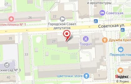 Фристайл на Советской улице на карте