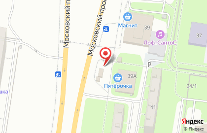 Магазин BEERжа на Московском проспекте на карте