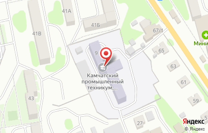 Автошкола в Петропавловске-Камчатском на карте