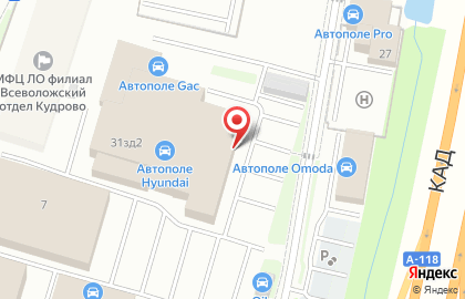 Кафе Автополе на карте