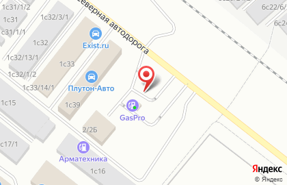 Сеть АГНКС в Северске на карте