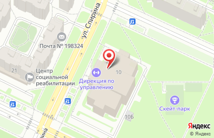 КриоЛагуна на улице Спирина на карте