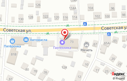 Магазин Теплотехника на Советской улице на карте