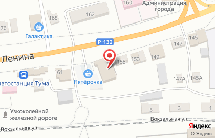 Супермаркет Пятёрочка в Рязани на карте