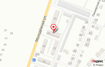 Икрянинская районная больница на Молодёжной улице на карте