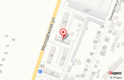 Икрянинская районная больница на Молодёжной улице на карте