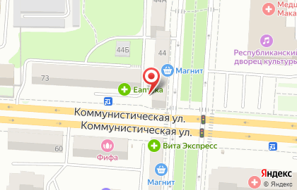 Киоск по продаже мороженого Айсберти на Пролетарской улице на карте