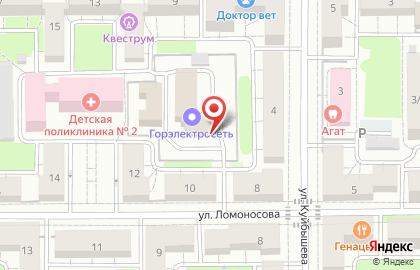Столовая в Челябинске на карте