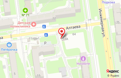 Закусочная Избушка в Пскове на карте