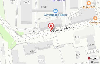 ООО Телец в 1-м Варшавском проезде на карте