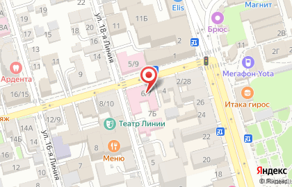Женская консультация Городская больница №6 в Пролетарском районе на карте