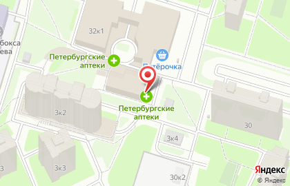 Петербургские аптеки в Санкт-Петербурге на карте