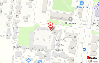 Автостоянка в Барнауле на карте