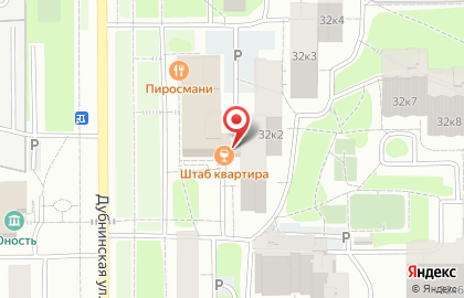 Продовольственный магазин в Москве на карте
