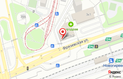 Товары для животных, район Новогиреево на карте