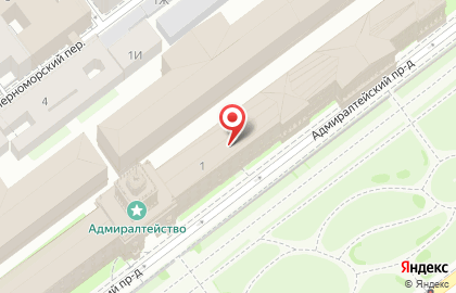 Location hostel в Адмиралтейском проезде на карте