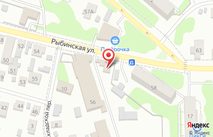 Производственная компания ЗАВОД ГОТОВЫХ ТЕПЛИЦ на Рыбинской улице на карте