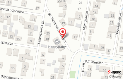 Частный детский сад HappyBaby на ​Николая Борового на карте
