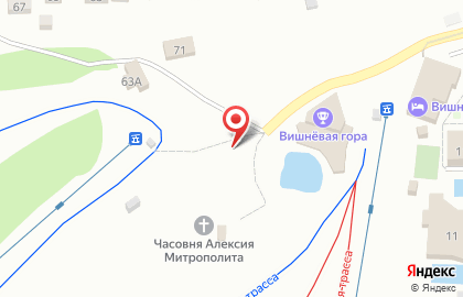 Роща на улице Суворова на карте