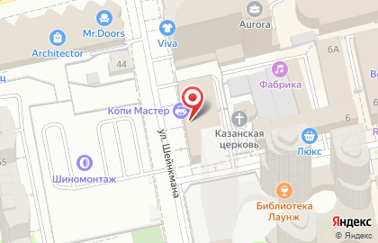 Оператор сотовой связи Мотив на улице Шейнкмана на карте