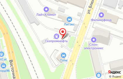 Автомойка Газпромнефть в Кировском районе на карте