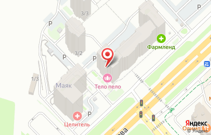 Магазин разливного пива Главпивторг на улице Маршала Жукова на карте