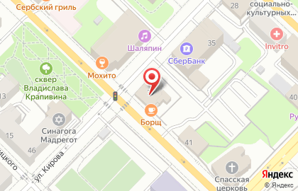 Школа танцев TODES Тюмень на карте