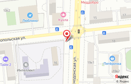 Сеть шаурменных Донеретто на Краснодонской улице на карте