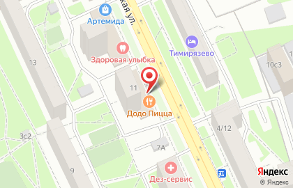 Чайхана Рохат на Тимирязевской улице на карте