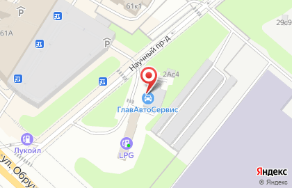 Автосервис в Москве на карте