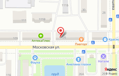 Продуктовый магазин Рязанский на карте
