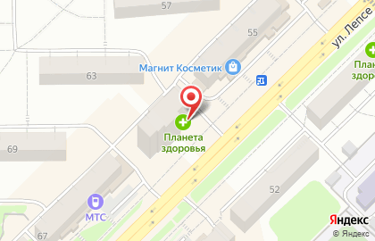 Магазин трикотажных изделий Трик на улице Лепсе на карте