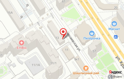 Салон красоты Belle на Волочаевской улице на карте