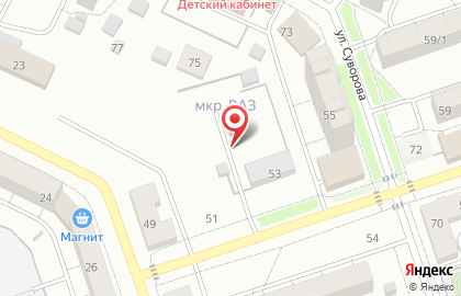 Автостоянка в Уфе на карте