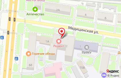 Магазин автозапчастей iXORA на Медицинской улице на карте