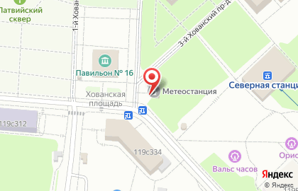 ВДНХ Метеостанция на карте