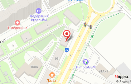 Магазин автотоваров Интерком-Л в Индустриальном районе на карте