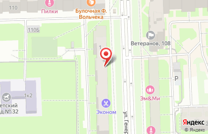 Федеральная сеть Фианит-Ломбард на улице Генерала Симоняка на карте