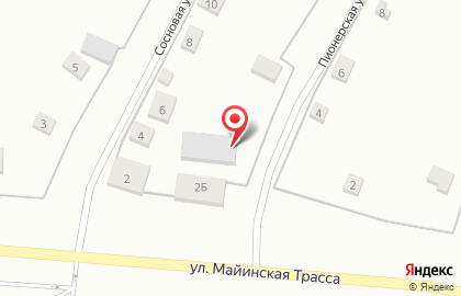 Транспортная компания Гид на Сосновой улице на карте