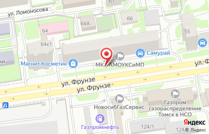 Автоэкспертная компания «Podboravto54» на улице Фрунзе на карте