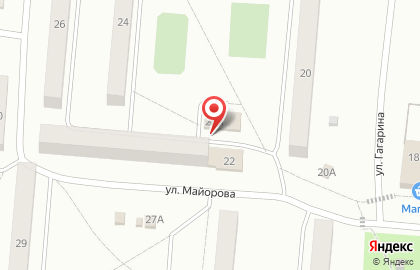 Продуктовый магазин Витязь на улице Майорова на карте