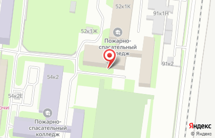 Санкт-Петербургский центр подготовки спасателей (колледж) на карте