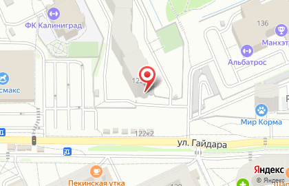 Банк Санкт-Петербург на улице Гайдара на карте