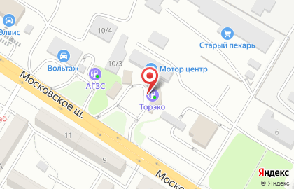 Торэко на Московском шоссе, 10 на карте