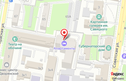 Студия Адель на улице Лермонтова на карте